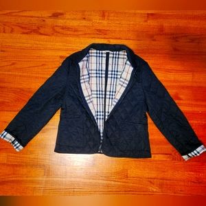 Quilted Black Burberry Jakcet